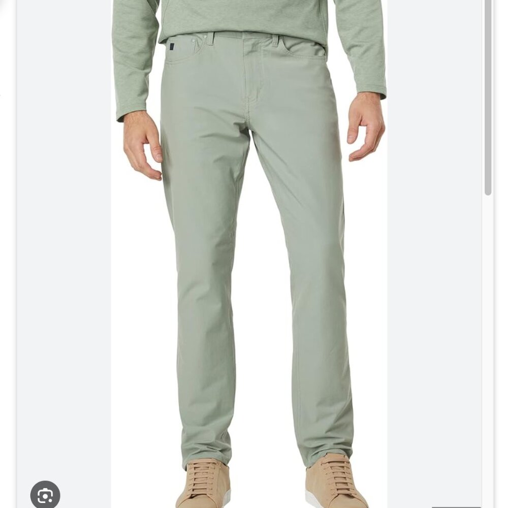 Vineyard Vines OTG On The Go 5 Pocket Pant Sage Olive Sz 31x32 NWT Performance